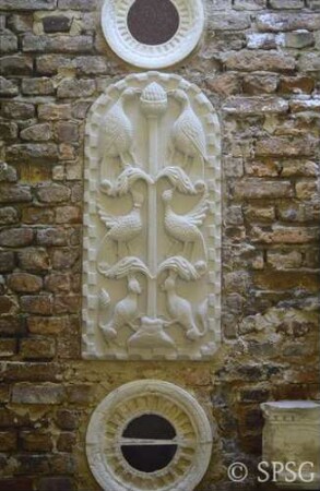 Potsdam, Park Sanssouci, Friedenskirche, Detail.