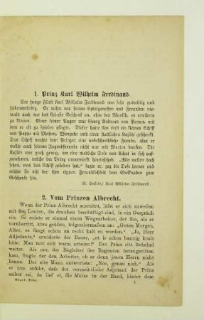 1. Prinz Karl Wilhelm Ferdinand