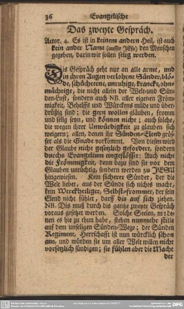 Das zweyte Gespräch