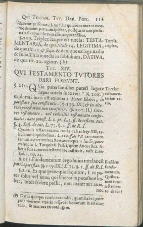 Tit. XIV. Qvi Testamento Tvtores Dari Possvnt.
