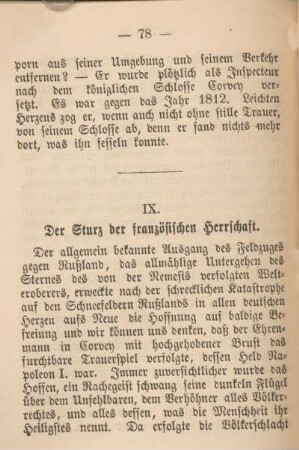 IX. Der Sturz der französischen Herrschaft.