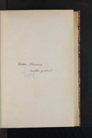 Walther Flemming dankbar gewidmet.