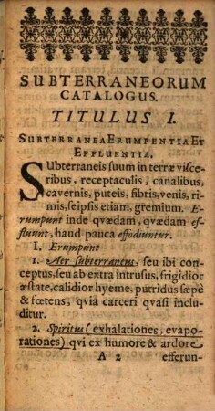 Notitia regni mineralis : seu subterran. catalogus