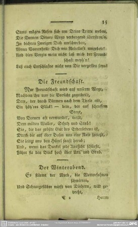 Die Freundschaft