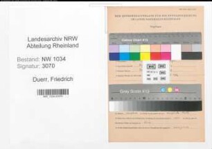 Entnazifizierung Friedrich Duerr , geb. 00.00.0000 (Obermaschinist)