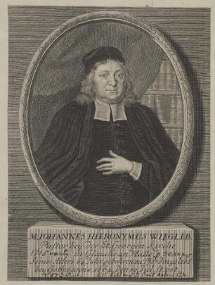 Bildnis des Iohannes Hieronymus Wieglebius