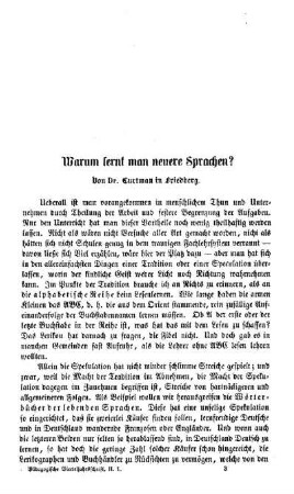 Warum lernt man neuere Sprachen?