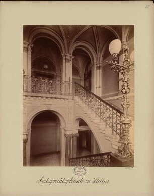 Amtsgericht, Stettin: Treppenhaus