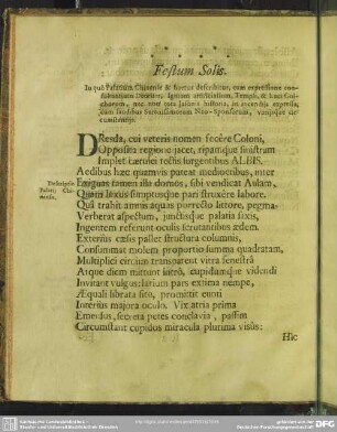 Festum Solis