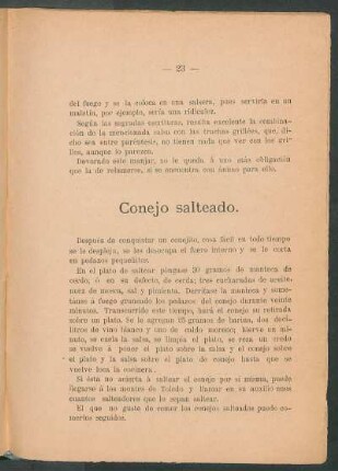 Conejo salteado
