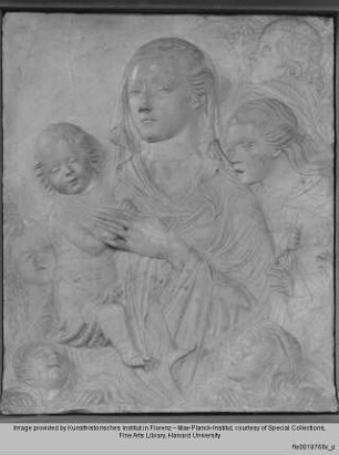Tabernakel mit Madonna, Kind und Engeln : Madonna mit Kind und Engeln