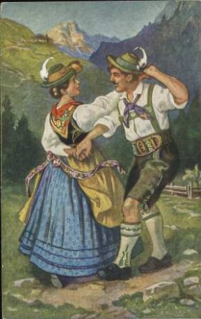 Bayrische Trachten - Schuhplattler [R]