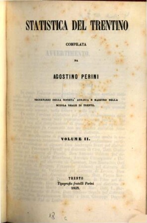 Statistica del Trentino, 2