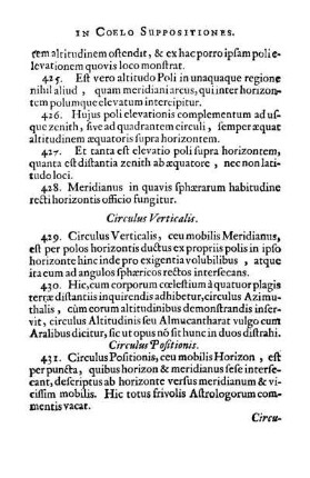 Circulus Positionis.