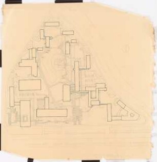 Technische Universität Berlin Nordgelände: Lageplan mit Gartenplan