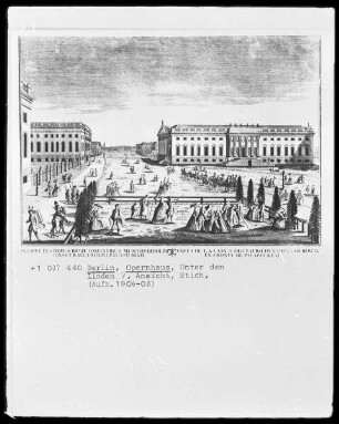 Berlin, Opernhaus, Unter den Linden 7, Ansicht