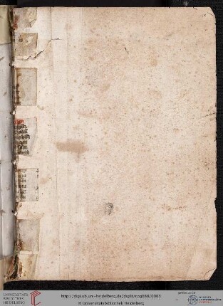 Fragmente: Theologischer Text (Brevier?)