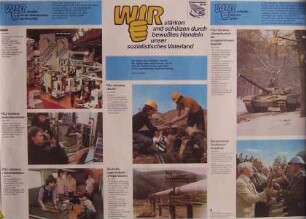 Friedensaufgebot der FDJ "Wir stärken und Schützen durch bewußtes Handeln unser sozialistisches Vaterland"