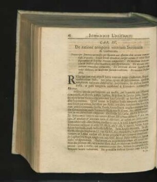 Cap. IV. De ratione temporis veterum Sveonum & Gothorum.