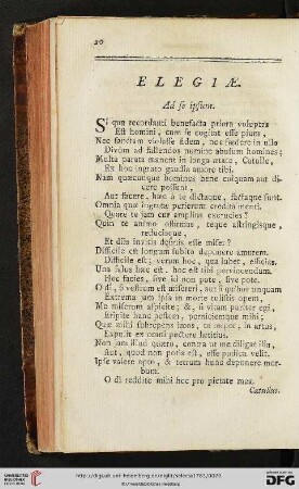 Elegiae