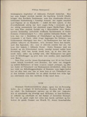 Shakespeare vender sig til det historiske Skuespil. Hans Richard II og Marlowe's Edward II. Mangel paa Humor og paa stilistisk Vilje. Engelsk Nationalstolthed