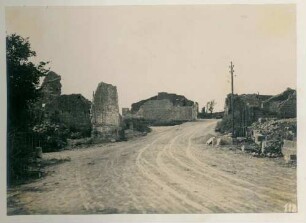 Foto des zerstörten Montfaucon