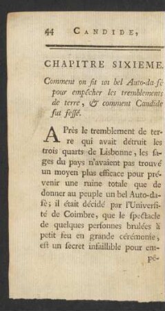 Chapitre sixieme