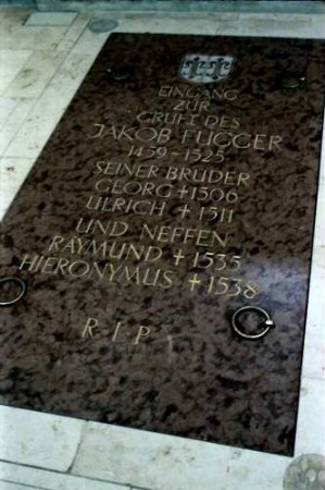 Augsburg: St. Anna-Kirche, Grabtafel, Jakob Fugger (1459-1525)