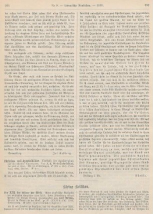 251-254 Kleine Kritiken