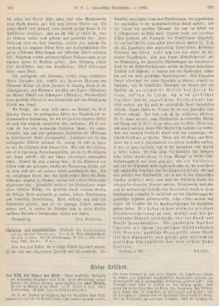 251-254 Kleine Kritiken
