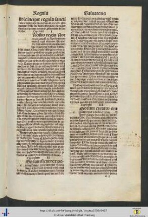 Regula sancti salvatoris