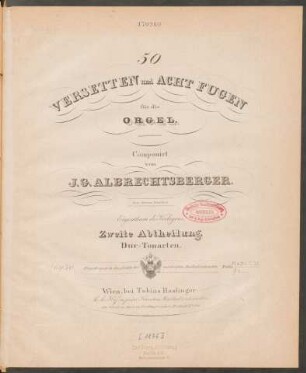 2. Abt.: Dur-Tonarten