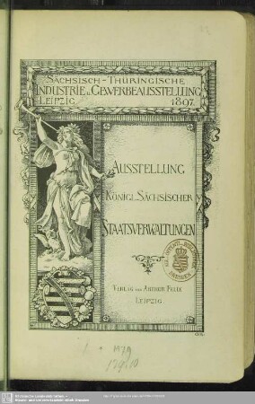 Ausstellung Königl. Sächsischer Staatsverwaltungen