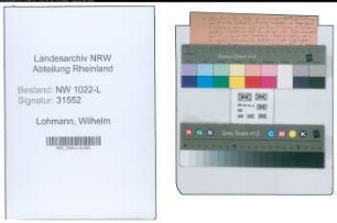 Entnazifizierung Wilhelm Lohmann , geb. 00.00.0000 ()