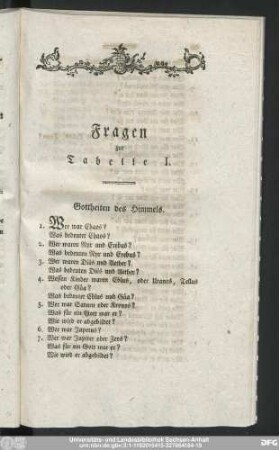 Gottheiten des Himmels.