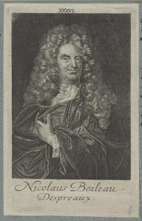 Bildnis des Nicolaus Boileau-Despreaux