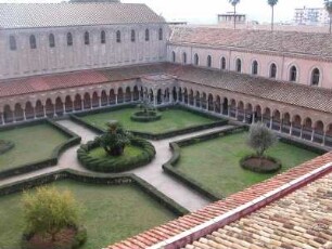 Dom von Monreale. Blick in den Innenhof des Kreuzganges