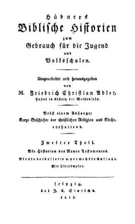 2: Die Historien des Neuen Testamentes