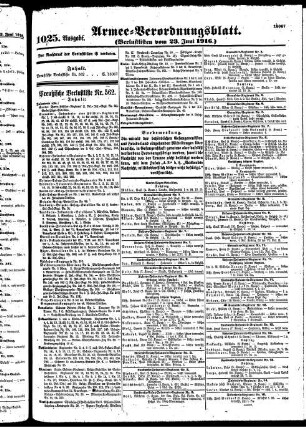 1025.Ausgabe. Freitag, 23. Juni 1916