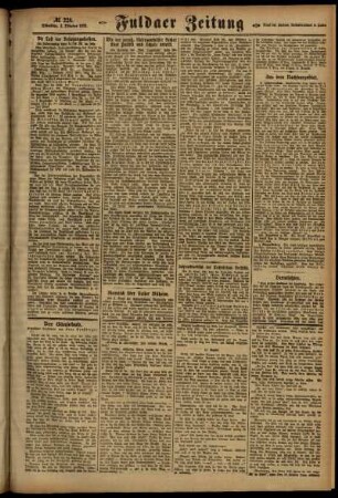 Zweite Ausgabe vom Dienstag, den 04. Oktober 1921.