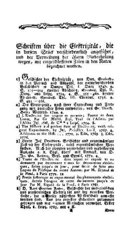 Schriften über die Elektrizität, ...