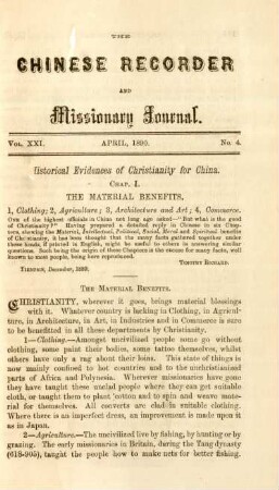 No. 4. April, 1890