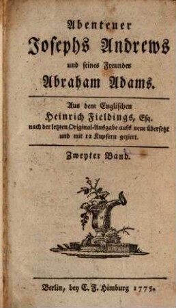 Abenteuer Josephs Andrews und seines Freundes Abraham Adams, 2