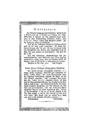 An die Herrn Verleger pädagogischer Schriften