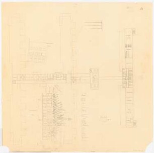 Krankenhaus: Grundriss Erdgeschoss 1:200
