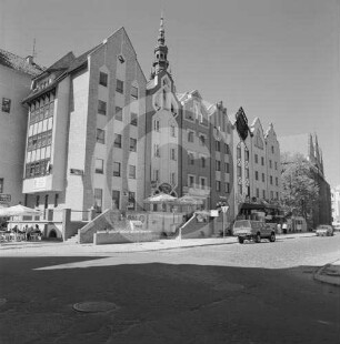 Postmoderne "Bürgerhäuser" am Alten Markt Elbing