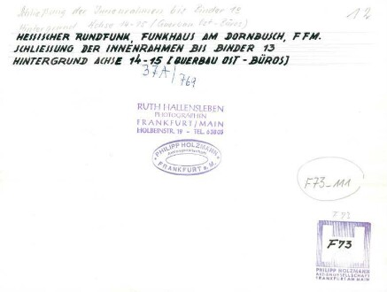 Kongresshalle (heute Hessischer Rundfunk) - Am Dornbusch, Frankfurt am Main, 1949-1953