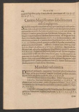 Contra Magistratus subditorum defens. negligentes. - Ad Mutianam Cautionem.