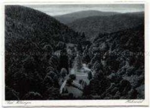 Ansicht des Helenentals in Bad Wildungen