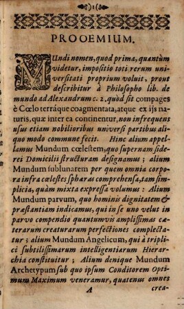 Theses Philosophicae De Mundo Elementari